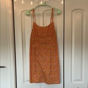 Floral Orange Sundress